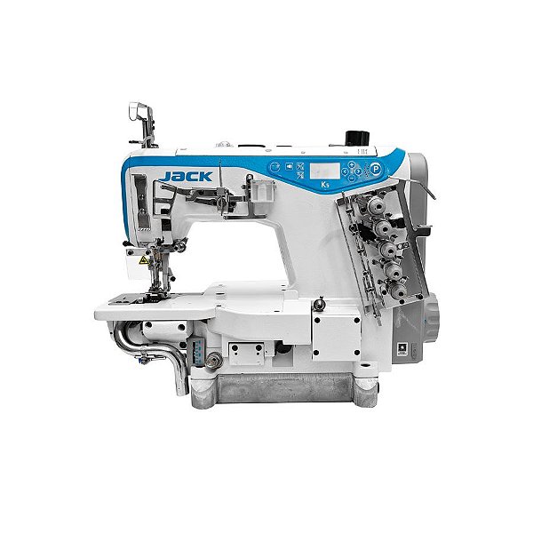 MAQUINA GALONEIRA COM REFILADOR DO LADO ESQUERDO JACK JK-K5-UTL-35ACx364-HG -220 V