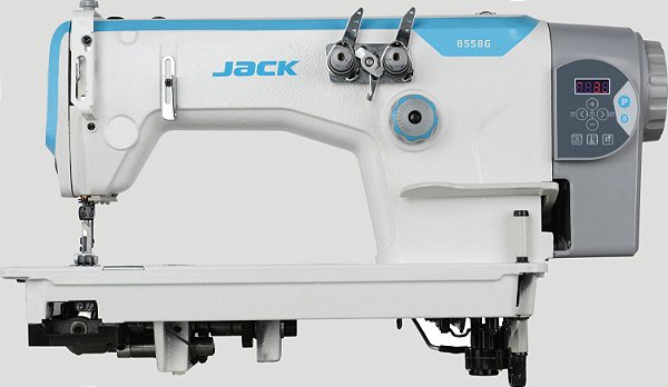 Maquina de costura 3 Agulhas 6 fios ponto corrente Base plana sem catraca Jack JK-8560GWZ - 220 V