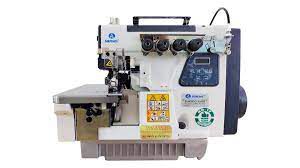 MAQUINA DE COSTURA OVERLOQUE 2 AGULHAS PONTO CADEIA COM EMBUTIDOR DE CORRENTINHA SANSEI SA-M798DC1-4-24/BK  - 110 V