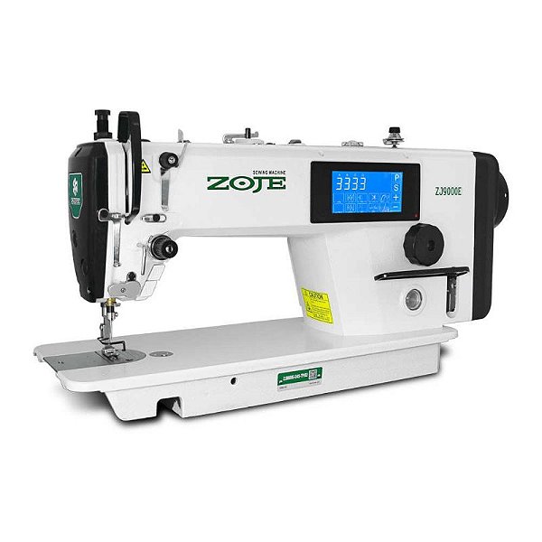 MAQUINA RETA ELETRONICA COM CARTE BLINDADO ZOJE ZJ-9000E-D4S-TP-02 - 220 V COM KIT DE CALCADORES DE BRINDE