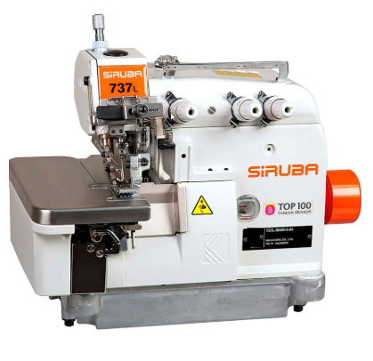 Máquina Overlock Siruba 737L - Motor Direct Drive - 220 V COM PÉS E MESA MONTADOS