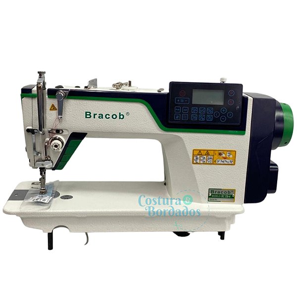 MAQUINA DE COSTURA RETA ELETRONICA COM VOZ EM PORTUGUES BRACOB BC-D9-4 - 220 V