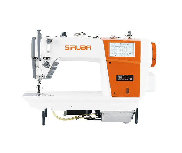 MAQUINA RETA ELETRONICA COM 2 MOTORES DE PASSO SIRUBA DL7500S-BM1-16- 220 V COM PÉS E MESA MONTADOS