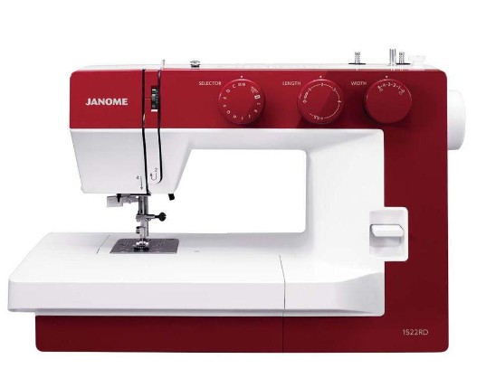 MÁQUINA DE COSTURA JANOME 22 PONTOS E CASA DE BOTÃO AUTOMÁTICA 1522RD - 220 V