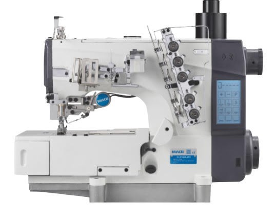 MAQUINA GALONEIRA ELETRONICA MAQI W5-01CB - 220 V COM PÉS E MESA MONTADOS