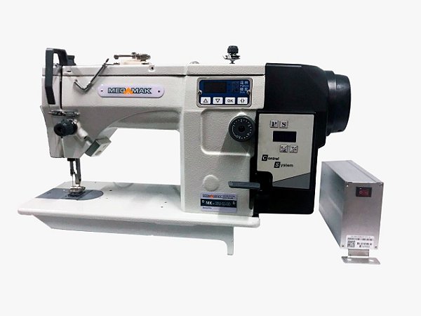 MAQUINA ZIG ZAG COM PONTOS DECORATIVOS MOTOR DIRECT DRIVE MEGAMAK MK-20U-G2-DD - 220V