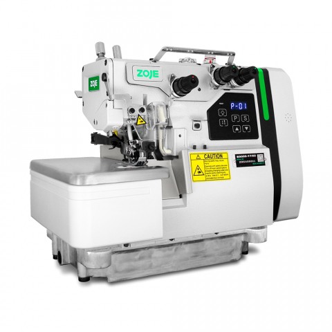 Maquina Overloque com Motor Direct Drive Zoje B9000-17 - 220 V COM PÉS E MESA MONTADOS