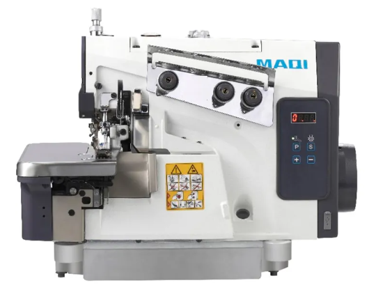 MAQUINA OVERLOQUE MOTOR DIRECT DRIVE 1 AGULHA MAQI X1C-3-02-233 - 220 V COM PÉS E MESA MONTADOS
