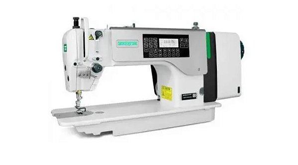 MAQUINA RETA ELETRONICA ZOJE A8100-D4-W COM CARTER BLINDADO COM KIT PREMIUM E CADEIRA PARA COSTUREIRA