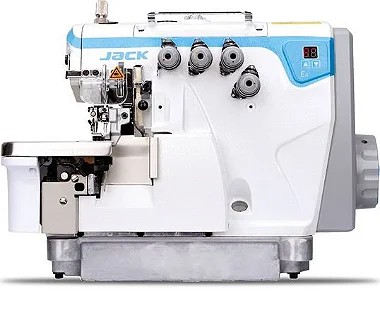 Maquina Overlock de 2 Agulhas 4 fios PONTO CADEIA JACK JK- E4S-4-83/323 - 220 V + KIT PREMIUM E CADEIRA ESPECIAL PARA COSTUREIRA