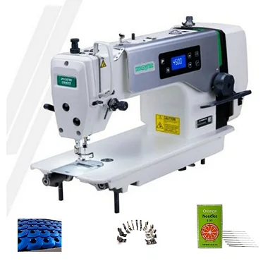 MAQUINA DE COSTURA RETA MOTOR DIRECT DRIVE ZOJE A6000 - 110 V + KIT PREMIUM ESPECIAL EXCLUSIVO