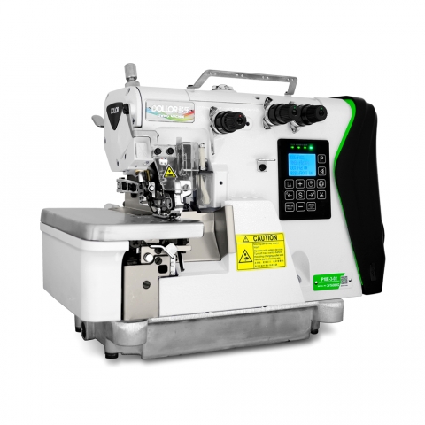 Maquina Overloque Eletrônica Com Motor de Passo e Direct Drive Dollor P10E-3-02 - 220 V COM PÉS E MESA NONTADOS