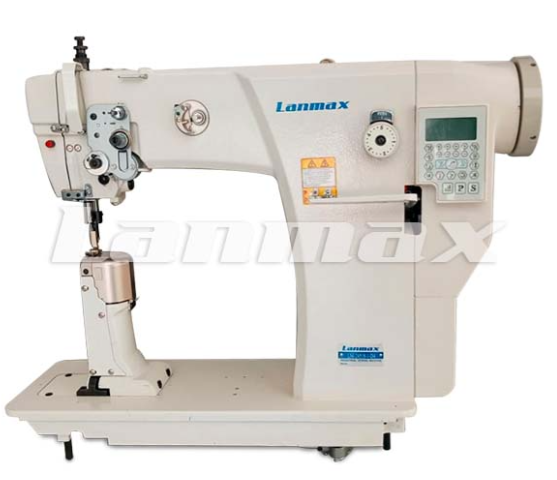 MAQUINA COLUNA ELETRÔNICA TRANSPORTE DUPLO PARA BONÉ LANMAX  LM-24518-1-D4 -220V