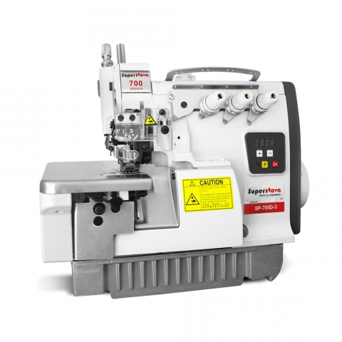 Maquina Overloque com Motor Direct Drive SUPERNOVA SSP-700D-3 - 220 V Completa com pés e mesa montados