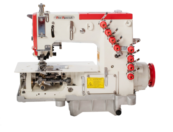 Máquina Fechadeira Plana Direct drive Sun Special SS1503D-PTF-MR-SU - 220 V COM PÉS E MESA MONTADOS