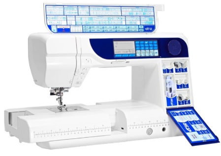 Maquina de Costura Elna 760 Excellence com 270 pontos e mesa de extensão inclusa Bivolt