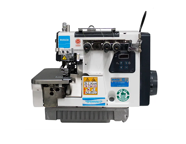 MAQUINA OVERLOQUE 1 AGULHA COM BK DIRECT DRIVE MAQI C1-3-04/BK - 220 V COMPLETA COM PÉS E MESA MONTADOS