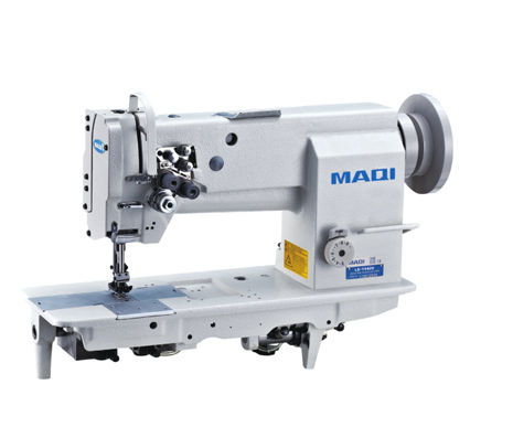 MAQUINA TRANSPORTE TRIPLO 1 AGULHA MAQI MOTOR SERVO ELETRONICO LS-H4400 - 220 V COM PÉS E MESA MONTADOS
