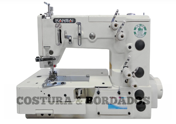 Maquina Picueta Kansai Special PX302-4W Motor Direct Drive - 220 V PÉS E MESA COM ENVIO DESMONTADOS