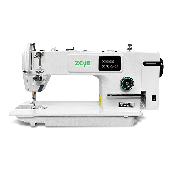 MAQUINA RETA MOTOR DIRECT DRIVE ZOJE A6000P-D-G SERIE ESPECIAL 220V COM CORTE DE LINHA PÉS E MESA COM ENVIO DESMONTADOS