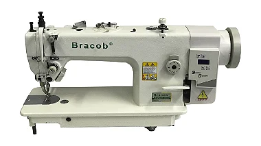 MAQUINA TRANSPORTE DUPLO MOTOR DIRECT DRIVE BRACOB BC 0302 AT - 220 V PÉS E MESA COM ENVIO DESMONTADOS