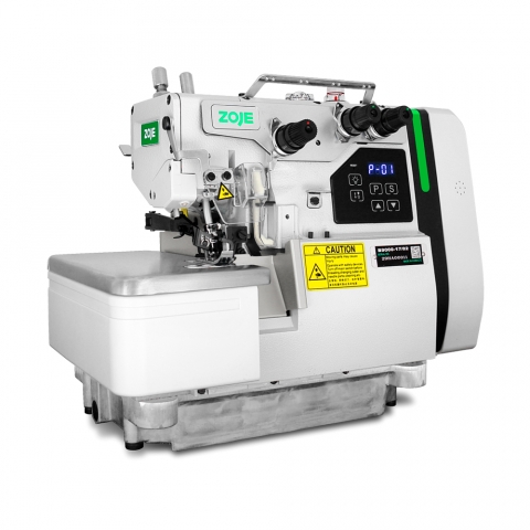 Maquina Overloque com Motor Direct Drive Zoje B9000-17 - 220 V PÉS E MESA COM ENVIO DESMONTADOS