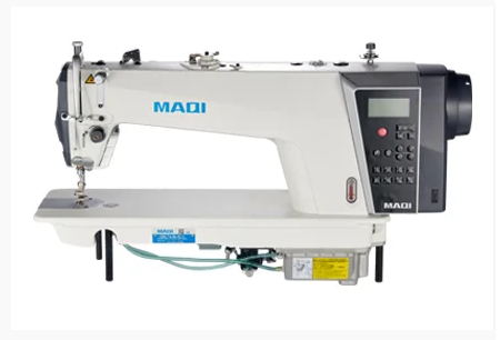 Máquina Reta Eletrônica Maqi Q6LTE com Motor de Passo e carter Blindado - 220 V Com Pés e Mesa Montados