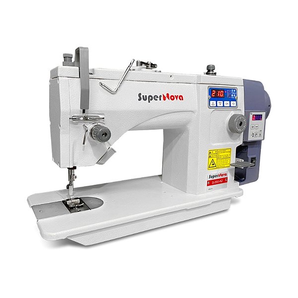 Maquina Ziguezague Semi-industrial com 200 Padrões de Pontos e Motor Direct Drive SUPERNOVA S-20U-A2 - 220 V