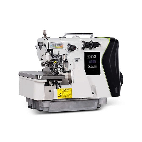 Maquina Overloque com Motor Direct Drive 1 Agulha Dollor P10-3 - 220 V COM PÉS E MESA MONTADOS