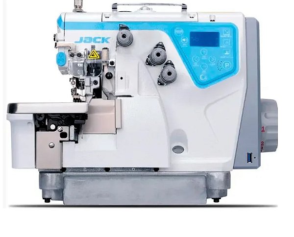 Maquina Overloque Eletronica 3 fios Jack JK- C4-3-02/233- 220 V PÉS E MESA MONTADOS