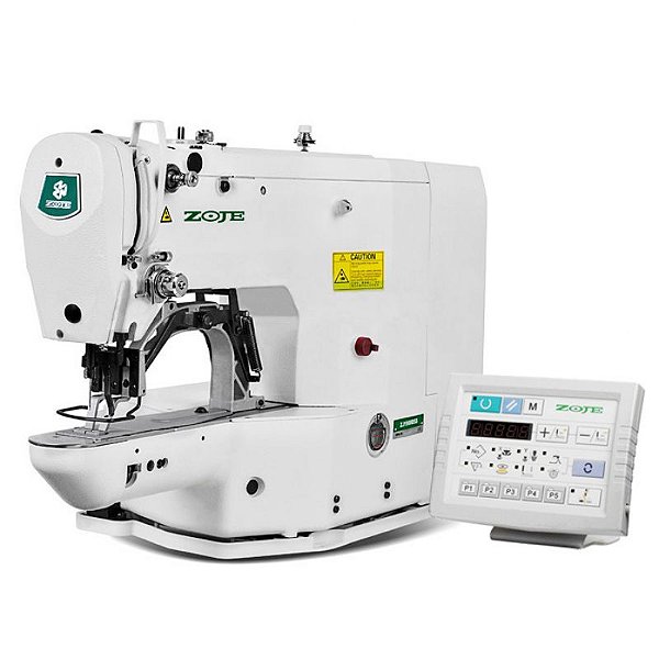 Maquina de Costura Travete Eletrônica Multifuncional Zoje ZJ-1900DHS-C - 220 vlts
