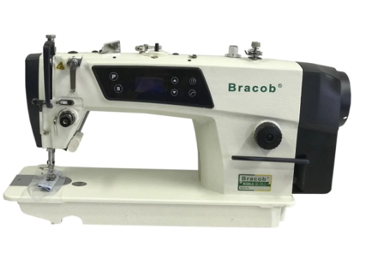 MAQUINA DE COSTURA RETA MOTOR DIRECT DRIVE BRACOB BC D5-2 - 110 V PÉS E MESA COM ENVIO DESMONTADOS