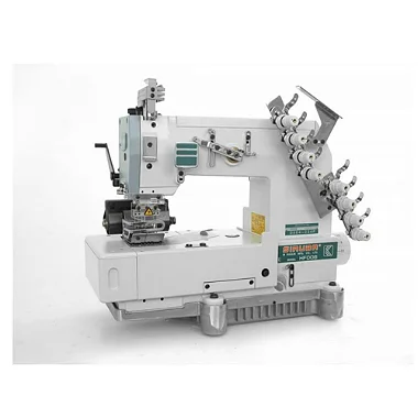 Maquina de Cós 4 agulhas Siruba HF008-0464-254P/HPR - BIVOLT COM PÉS E MESA DESMONTADOS