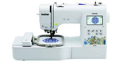 Máquina De Bordar Brother Pe460ldv + Kit com 10 Linhas de bordados