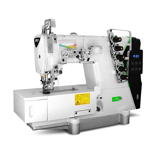 Maquina Galoneira Plana Fechada com Motor Direct Drive Dollor Modelo O50 - 220 V Com Pés e Mesa Desmontados
