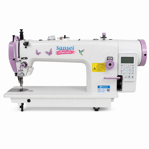 Máquina Transporte Duplo Sansei Aquarela 0303L-D4 Ponto 12 mm 220V com Pés e Mesa Desmontados