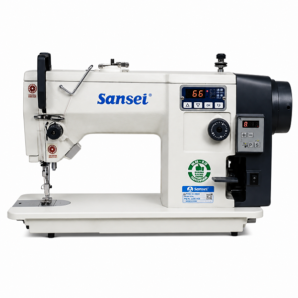 Máquina Zig Zag Eletrônica Sansei SA-DS-20U-A2 220V com 190 Pontos Decorativos Direct Drive