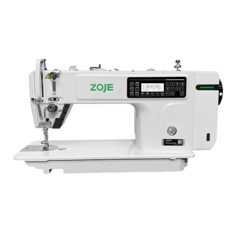 MAQUINA RETA ELETRONICA CARTER BLINDADO COM MOTORES DE PASSO ZOJE A7200-I 220 V COM PÉS E MESA DESMONTADOS