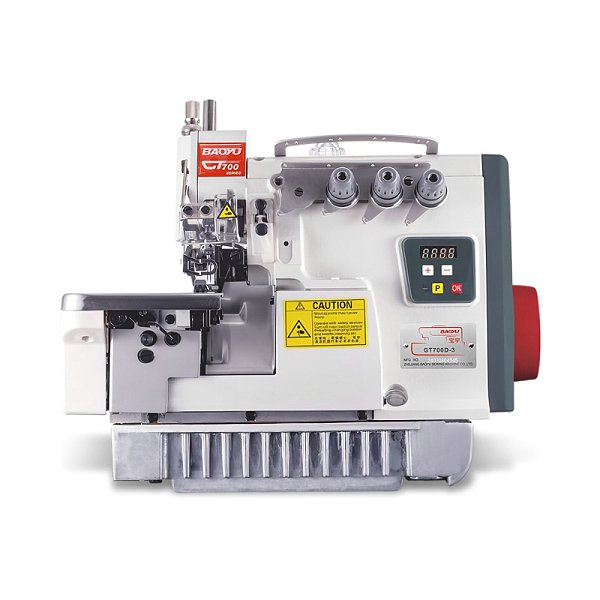 MAQUINA OVERLOQUE 1 AGULHA 3 FIOS DIRECT BAYOU GT-700D-3 - 220 V COM PÉS E MESA DESMONTADOS