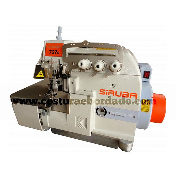 Máquina de Costura Overlock Siruba Direct Drive 737Q-504M2-04 - 220 vlts