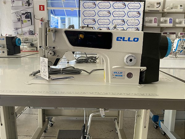 Maquina de Costura Reta Eletronica Ello 280-D4 - 220 vlts + KIT DE CALCADORES