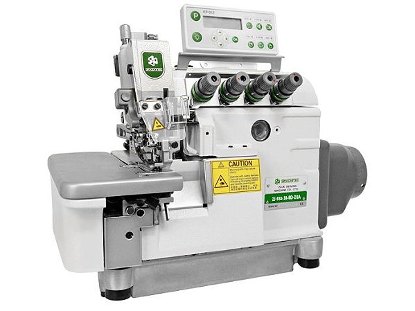 Maquina de Costura Zoje Interloque Eletrônica Média Direct Drive ZJ-932-38-BD-D3A - 220 VLTS