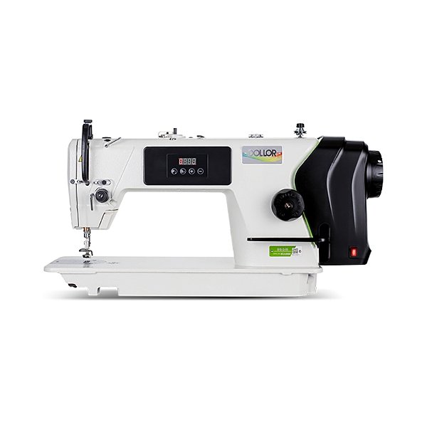 Maquina Reta com Parada de Agulha e Motor Direct Drive Dollor B10-G-09 - 110 V + Kit de Calcadores de Brinde