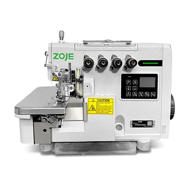 Maquina Interloque Eletrônica Média com Motor de Passo Zoje B7510-38-MD2 - 220 V + KIT PREMIUM E CADEIRA PARA COSTUREIRA