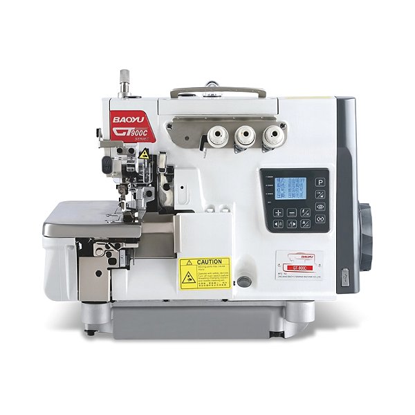 MAQUINA OVERLOQUE ELETRONICA BAYOU GT-900C-3 - 220 V COM PES E MESA MONTADOS