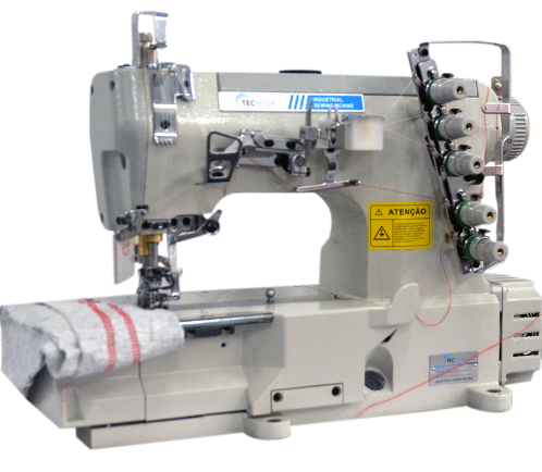 MAQUINA GALONEIRA MOTOR DIRECT DRIVE TECNOVA TN500D - 220 V COM PÉS E MESA MONTADOS