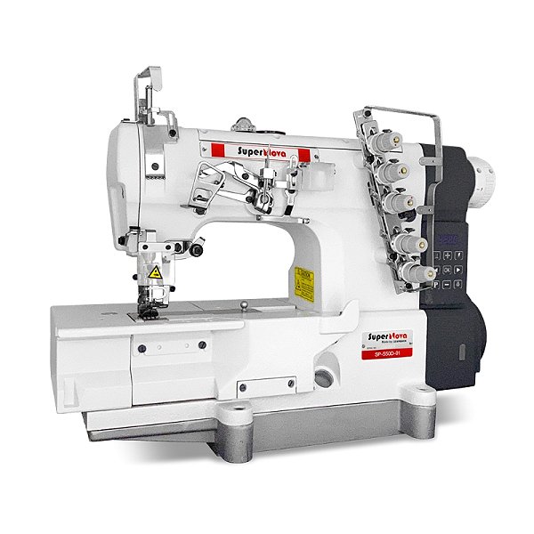 Maquina Galoneira Plana Fechada com Motor Direct Drive e Bitola de 6.4mm SUPERNOVA SSP-550D-01 - 110 V COM PÉS E MESA DESMONTADOS
