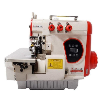 Maquina Overloque 3 Fios Direct Drive Sun Special SS-93D - 110 V COM PÉS E MESA DESMONTADOS