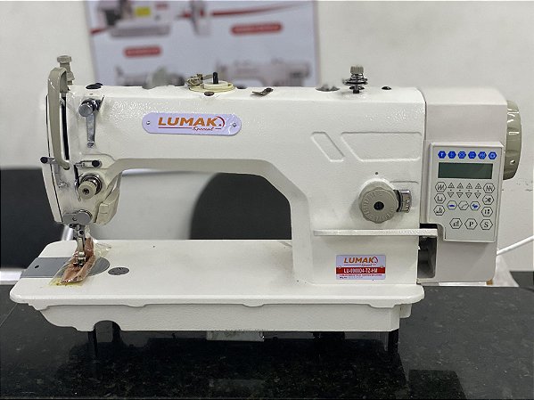 Maquina Reta Eletronica Direct Drive Com corte de linha e Levantamento de Calcador Lumak  LU9900-D4-TZ-HM - 220 V