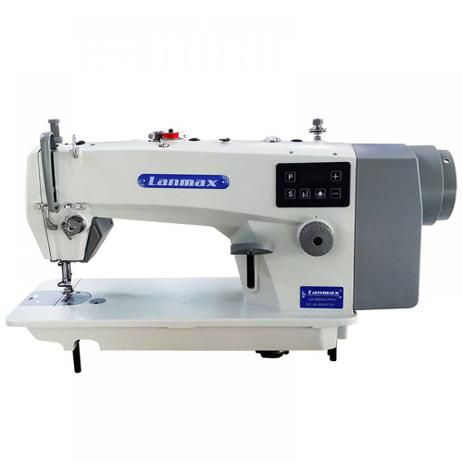 Máquina de Costura Reta Industrial Direct Drive Lanmax LM-9960D - 220 V com kit de calcadores e Luminaria de led de brinde